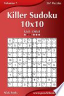 libro Killer Sudoku 10x10   De Fácil A Difícil   Volumen 7   267 Puzzles